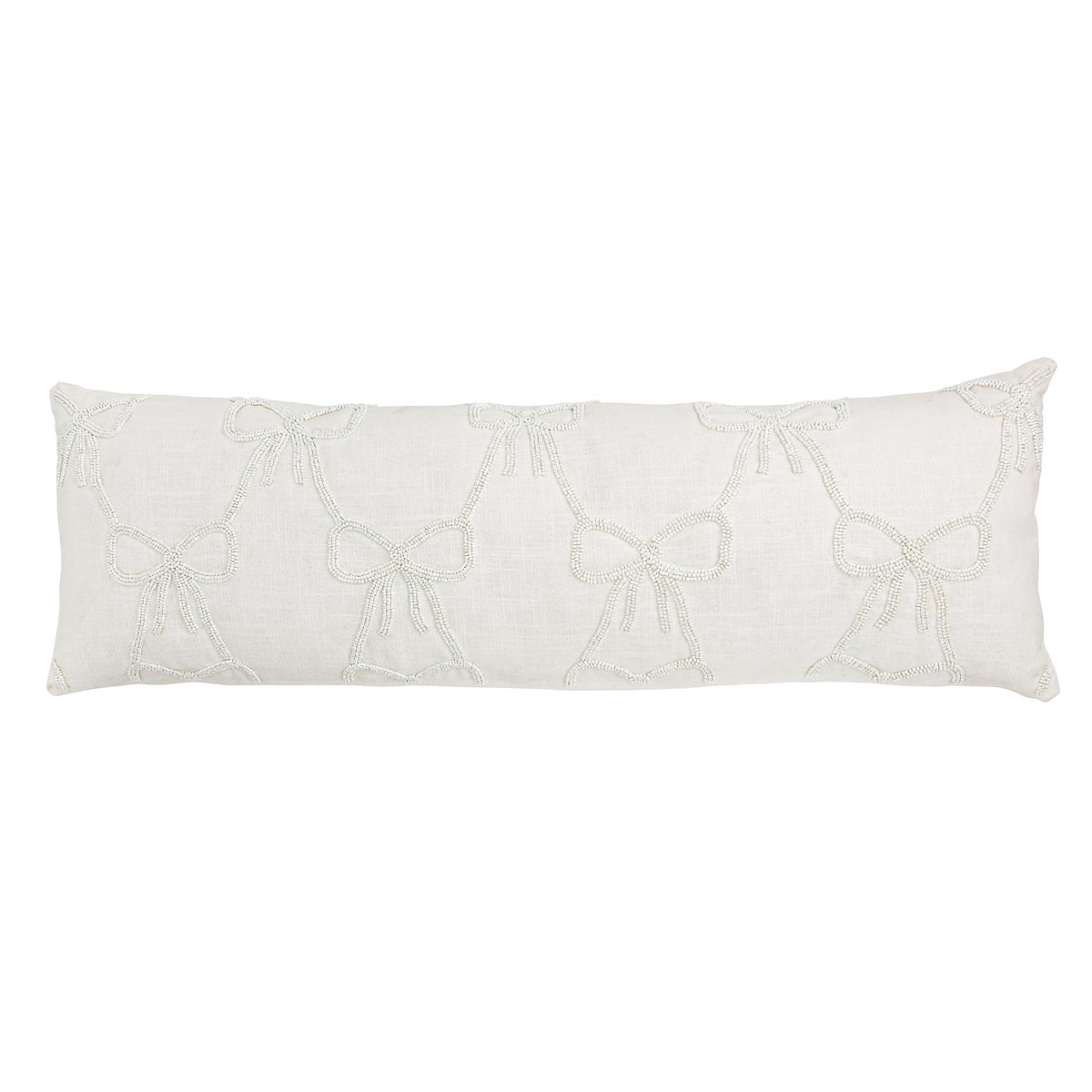 Mud Pie Bow Lumbar Pillow