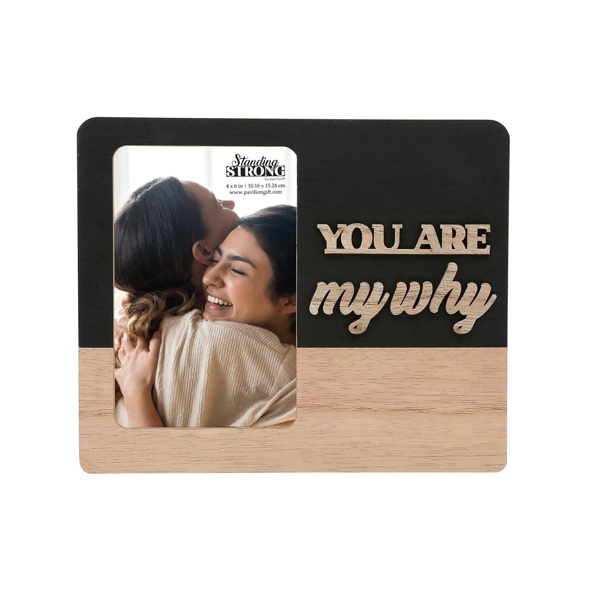 Pavilion Gift Company Picture Frame, Black, Brown, Modern