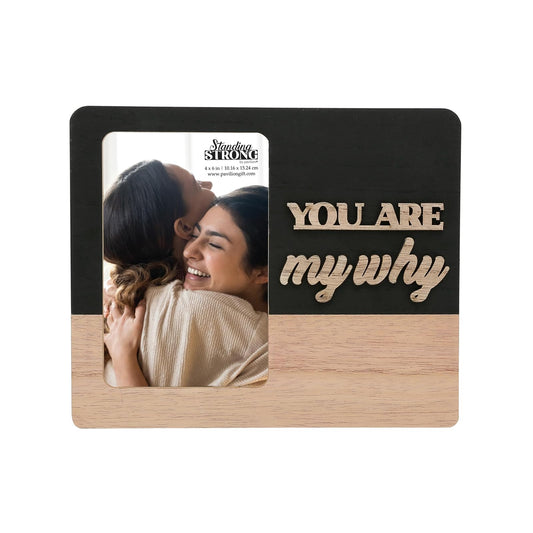 Pavilion Gift Company Picture Frame, Black, Brown, Modern
