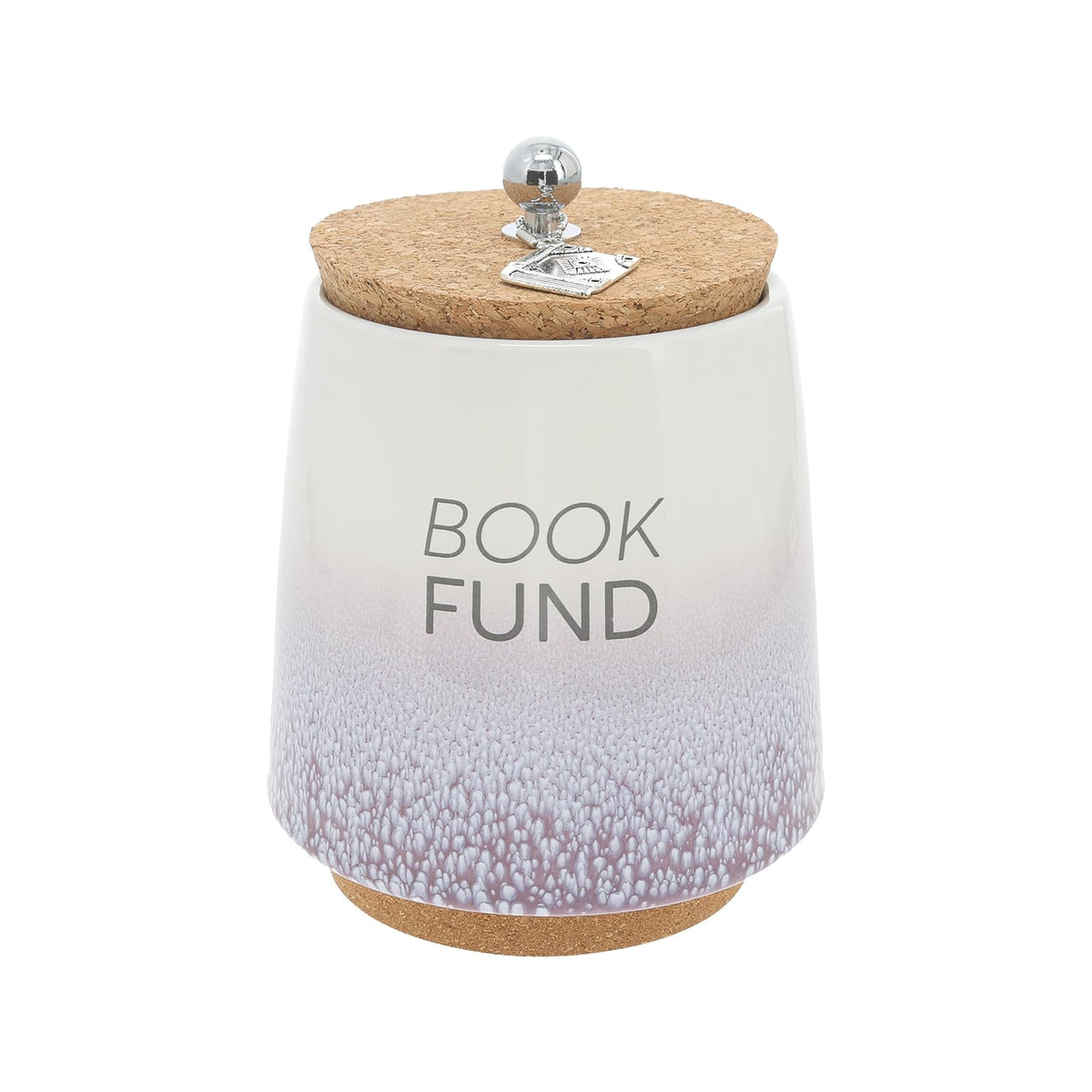 Pavilion Gift Company Money Bank, 4.5", White, Brown