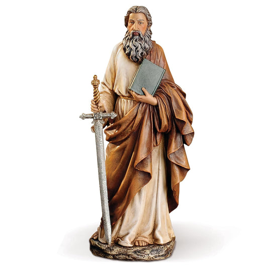 Roman St Paul Figure - 10 inch