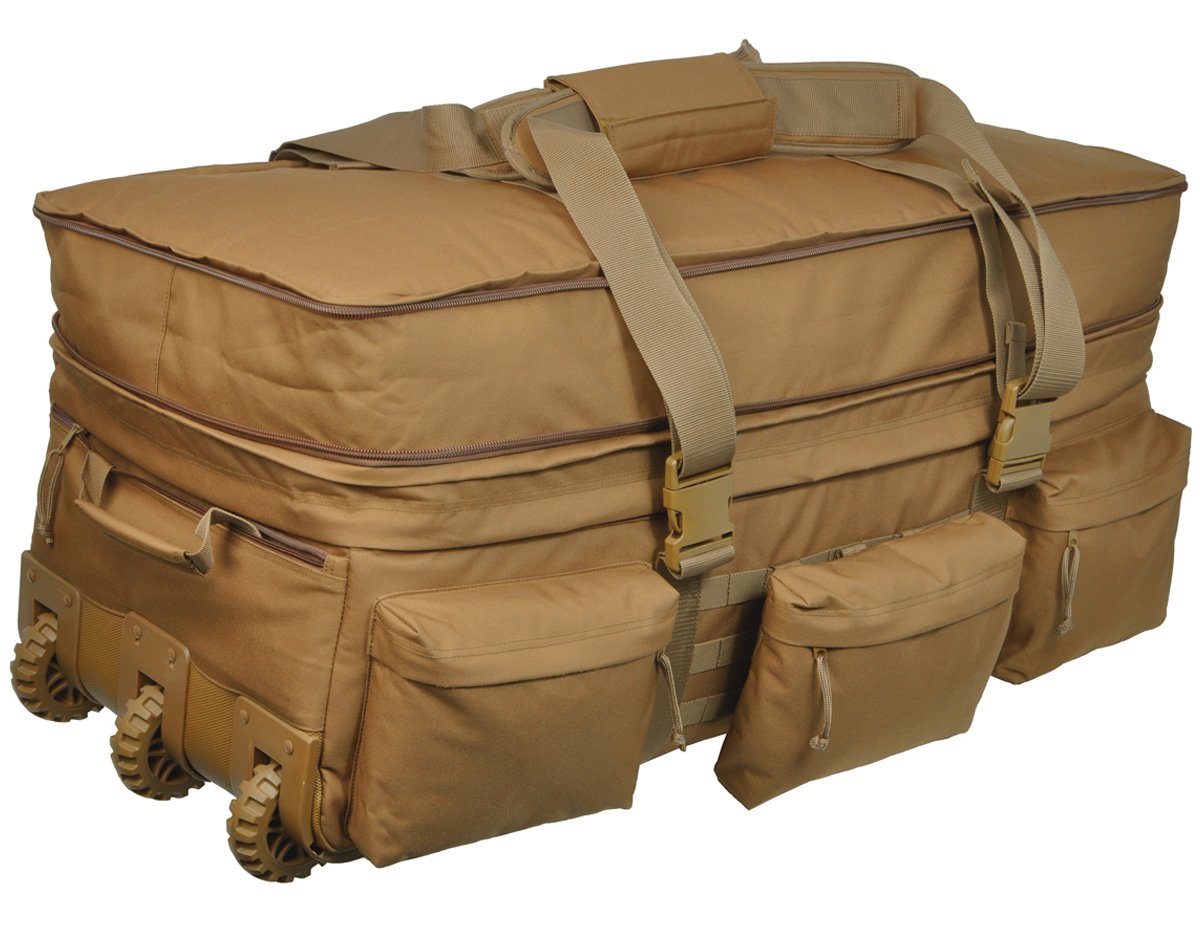 Sandpiper of California 2038-O-CB Rolling Loadout Luggage X-Large Bag (Brown, 15.5x37x17-Inch)