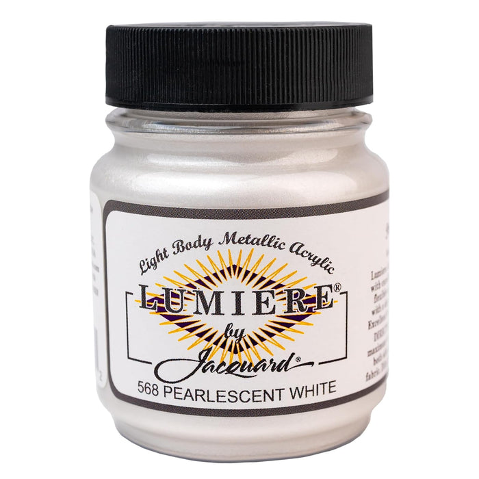Jacquard Paint, 2.25 Fl Oz (Pack of 1), Pearlescent White