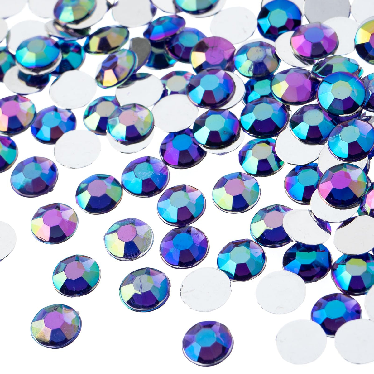 John Bead Craft Bead, 8mm (SS39), Purple AB
