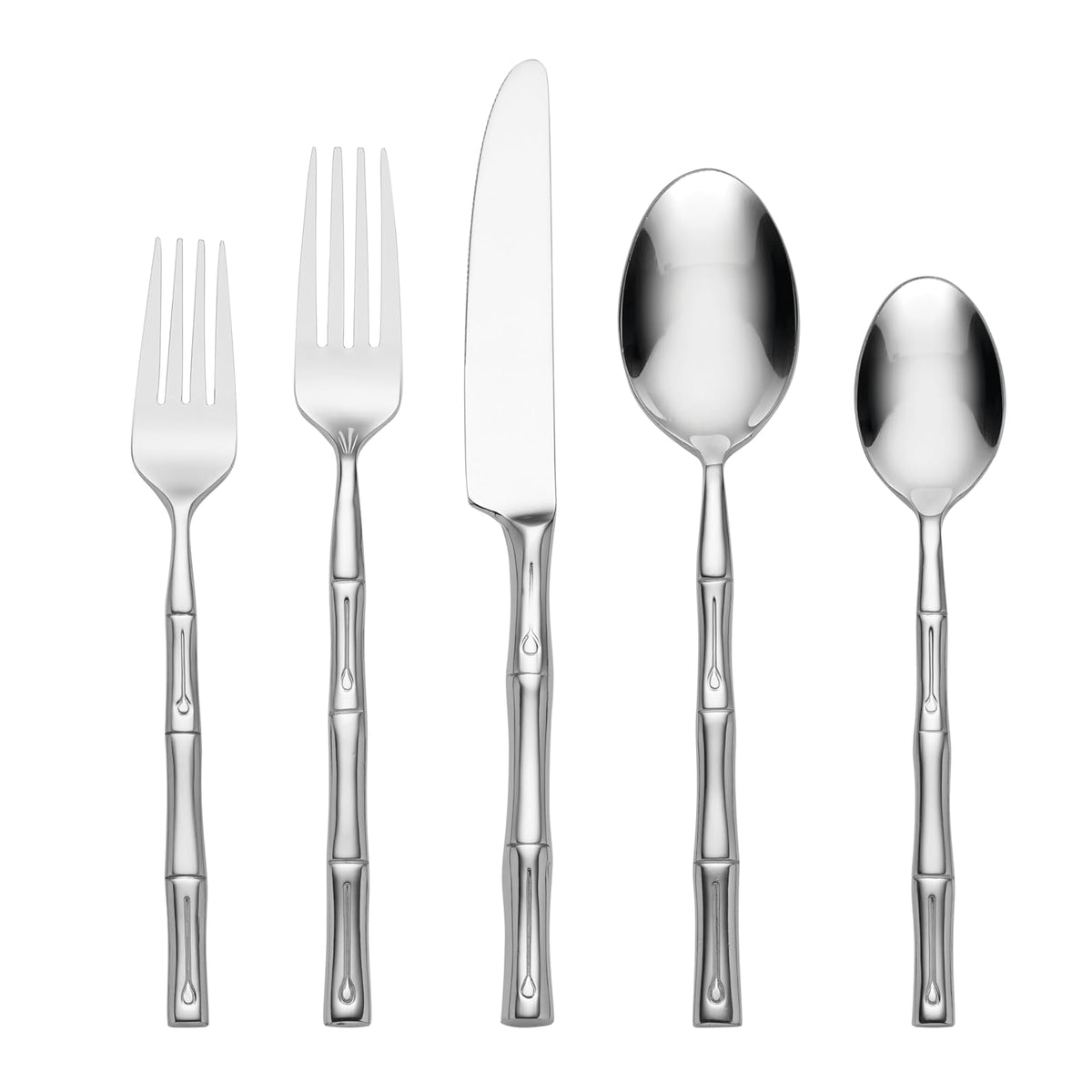 Hampton Forge Flatware, 20 Piece, Silver