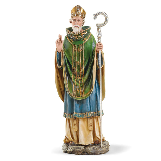Roman Joseph Studio Renaissance Saint Patrick Irish Bishop Religious Figurine 40724