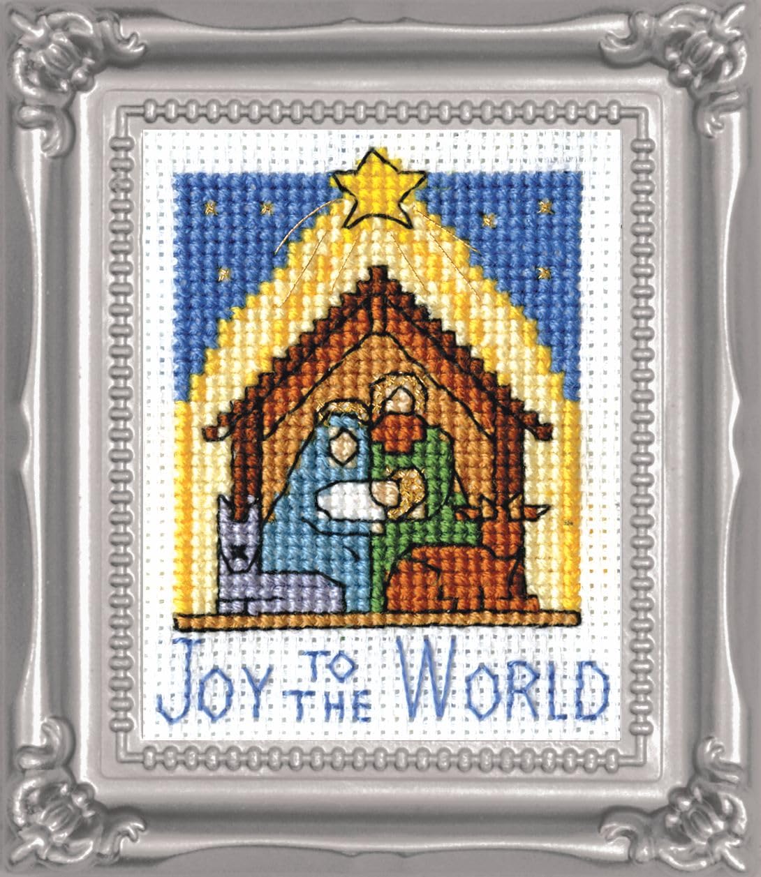 Design Works Crafts Counted Cross Stitch Kit 2"X3"-Nativity (14 Count)