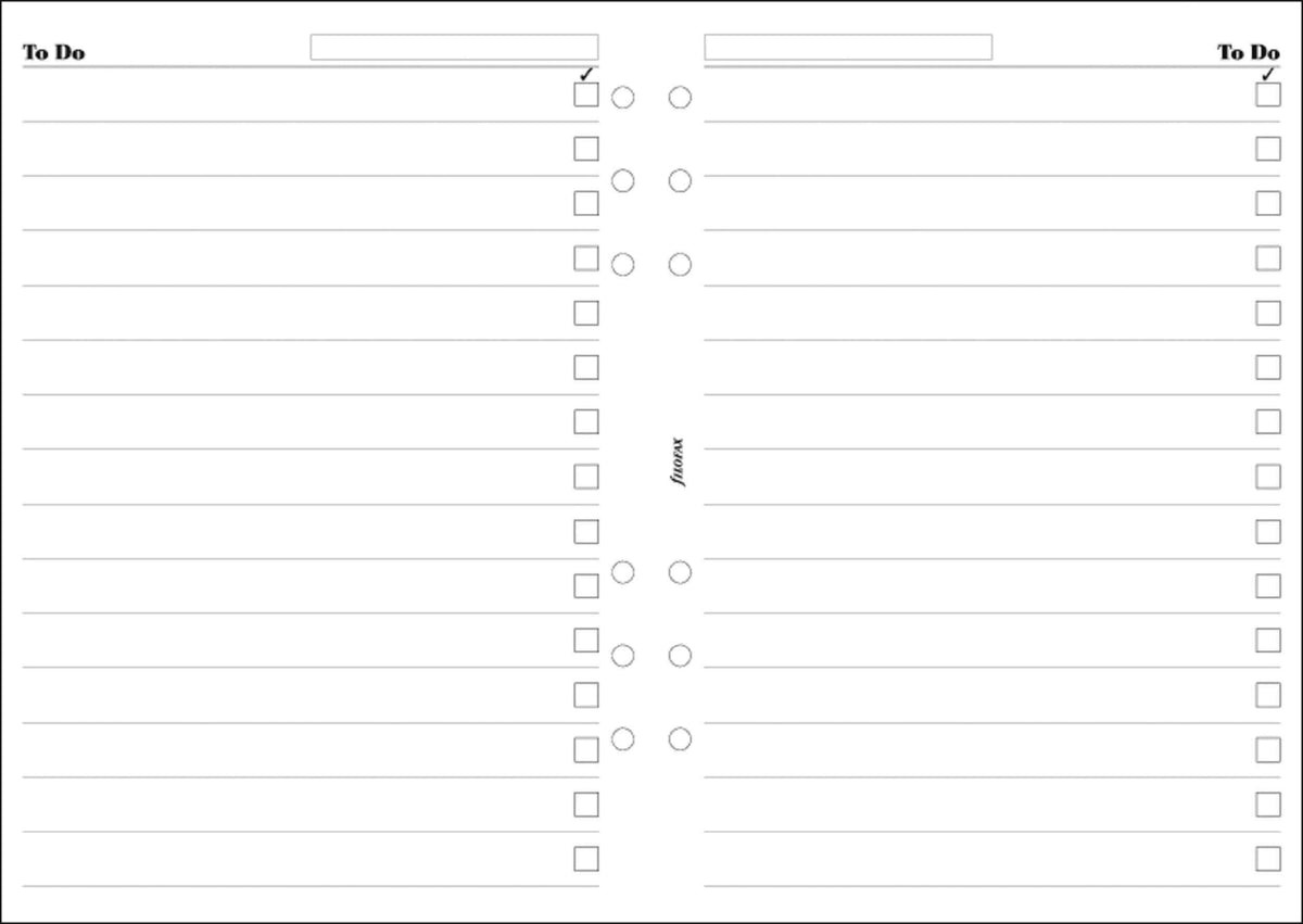 Filofax Planner, A5, white