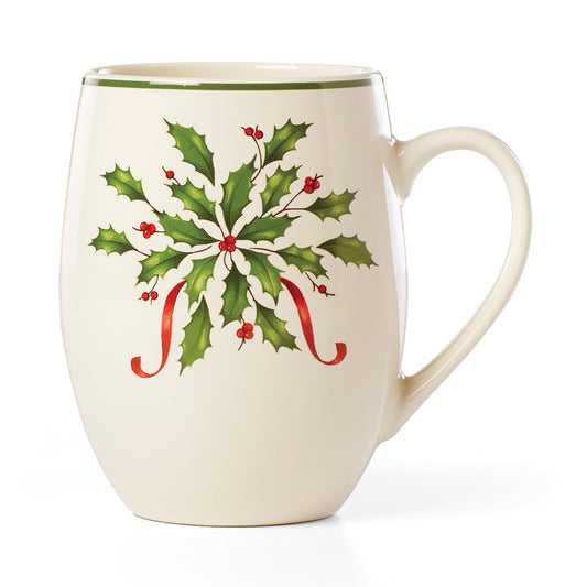 Lenox Drinking Cup, 18 Ounces, Red & Green