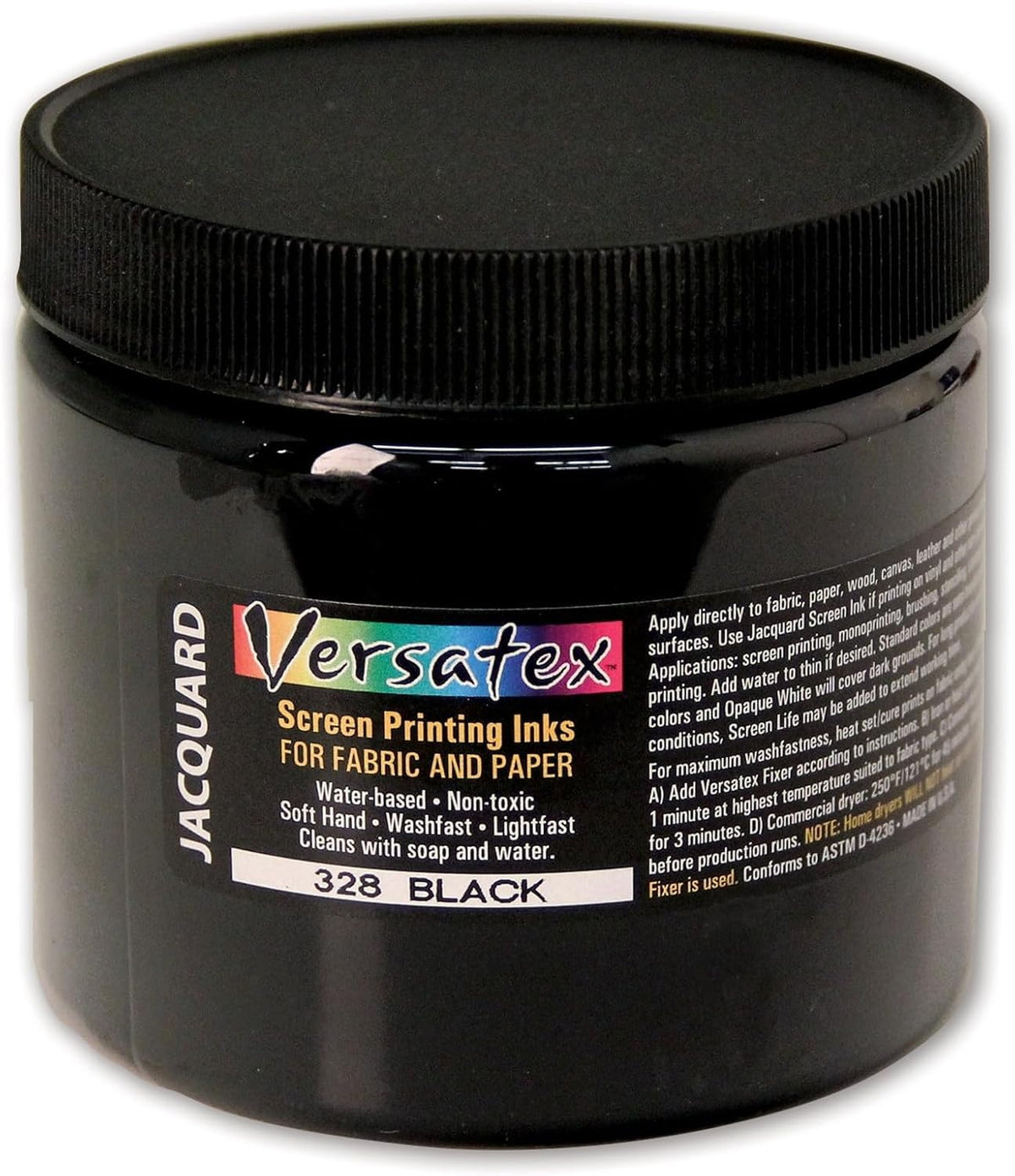 VERSATEX Liquid Ink, 16 fl oz, Black