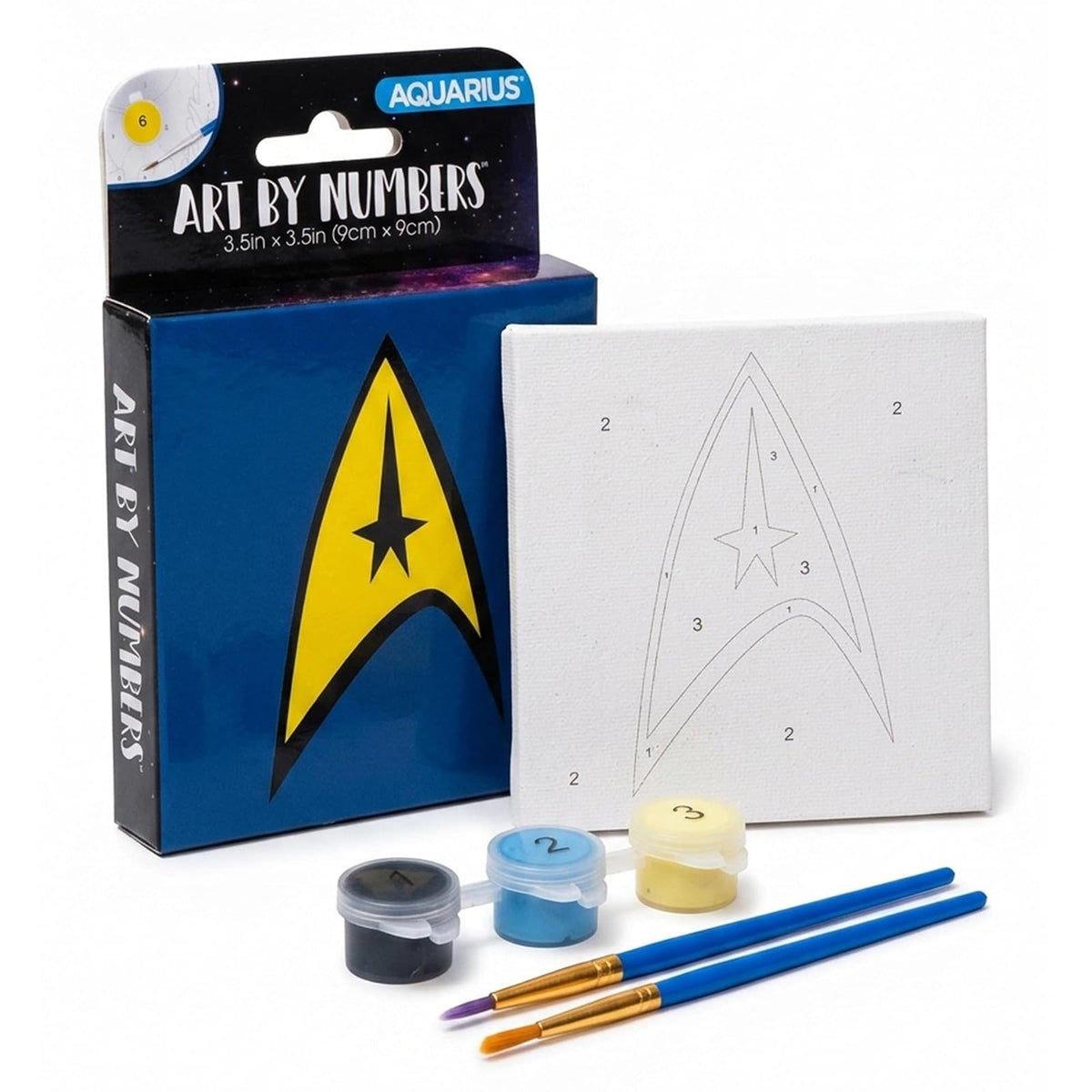 AQUARIUS Art Craft Kit, 3.5" x 3.5", Multicolor
