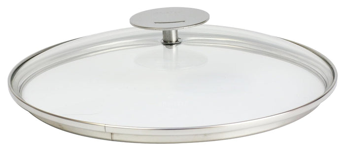 Cristel Domed Glass Lid, 12", Silver