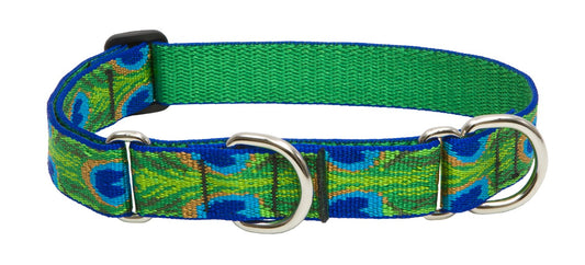 Lupine Pet Originals 1" Tail Feathers 15-22" Martingale Collar for Medium and Larger Dogs