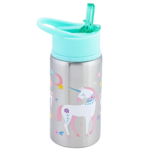 Stephen Joseph Stainless Steel Water Bottles, 18 Oz, UNICORN