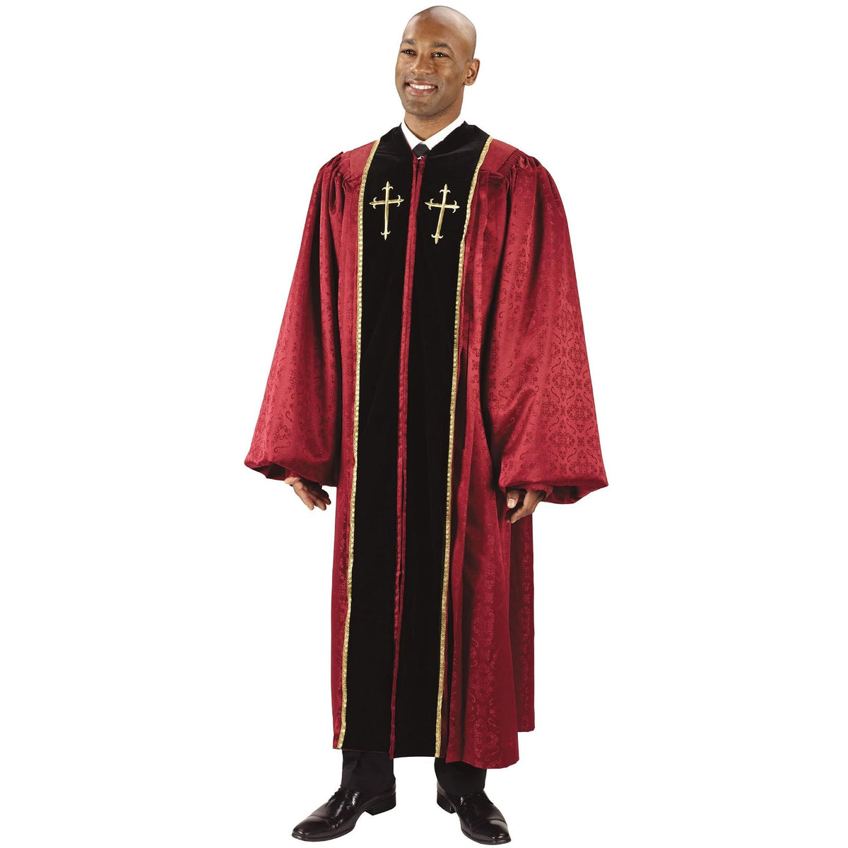 Autom Robe, 59, Burgundy/Black/Gold