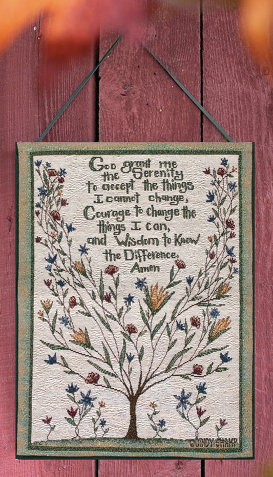 Manual Inspirational Collection Wall Hanging, Serenity Prayer X Cindy Shamp, 13 X 18-Inch