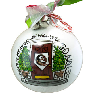 Magnolia Lane Hanging Ornament, Florida State Seminoles