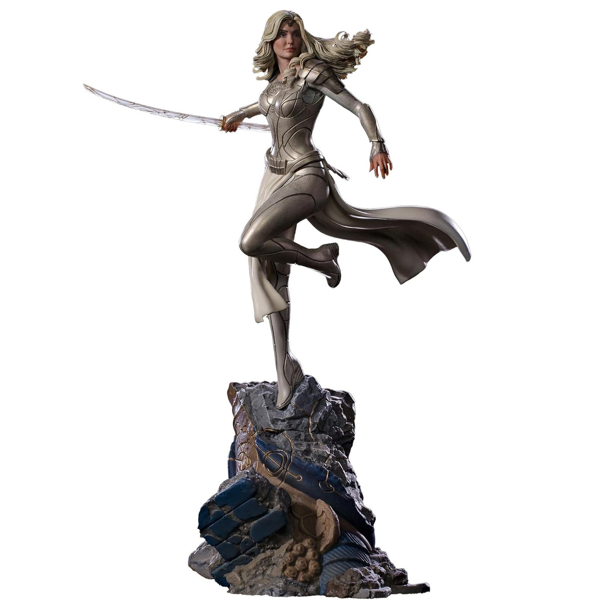 Iron Studios Sculpture, 5.5 inches x 4.3 inches x 10.7 inches, White