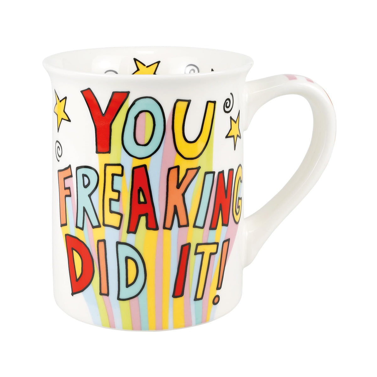 Enesco Our Name is Mud You Freaking Did It Coffee Mug, 16 Ounce, Multicolor
