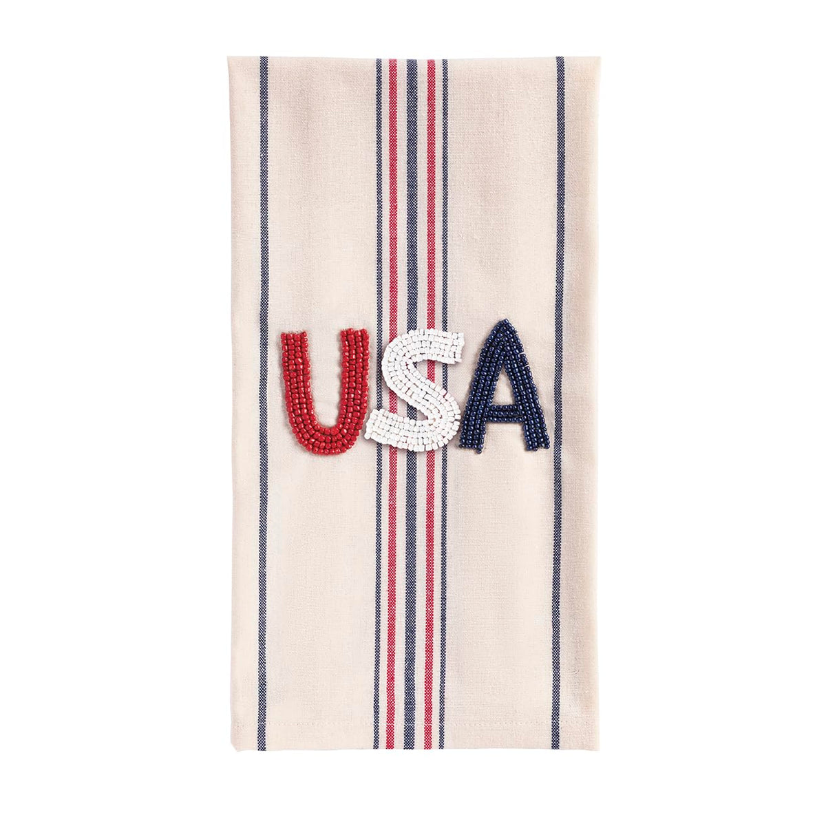Mud Pie Towel, 26" x 18", White