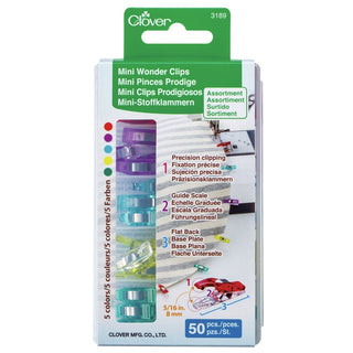 Clover Paper Clip Clamp, Mini, Multicolour