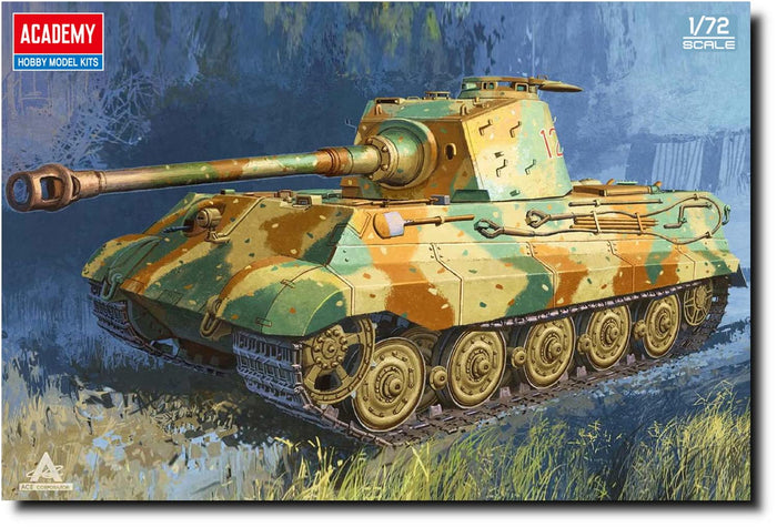 ACADEMY German King Tiger Henschel Turrett, Scale 1/72, Model Kits