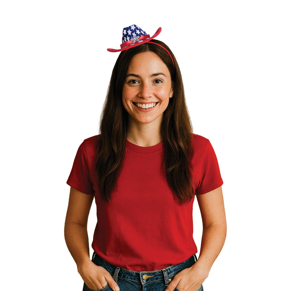 Beistle Costume Headwear, One Size Fits Most, Red/White/Blue