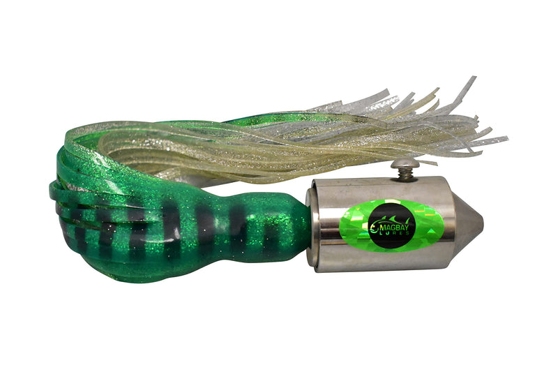 Green Sincero High Speed Wahoo Lure - Compare to Ballyhood Cowbell Lures