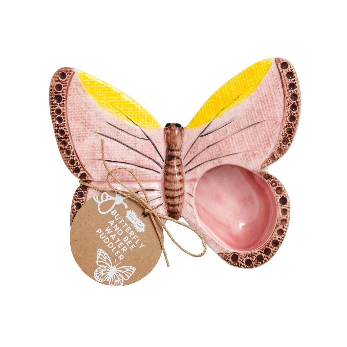Mud Pie Home, 5 3/4" x 5 1/4", Pink