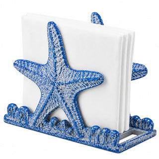 Comfy Hour 5.1 x 3.8 Inch Coastal Napkin Holder, Starfish Decor