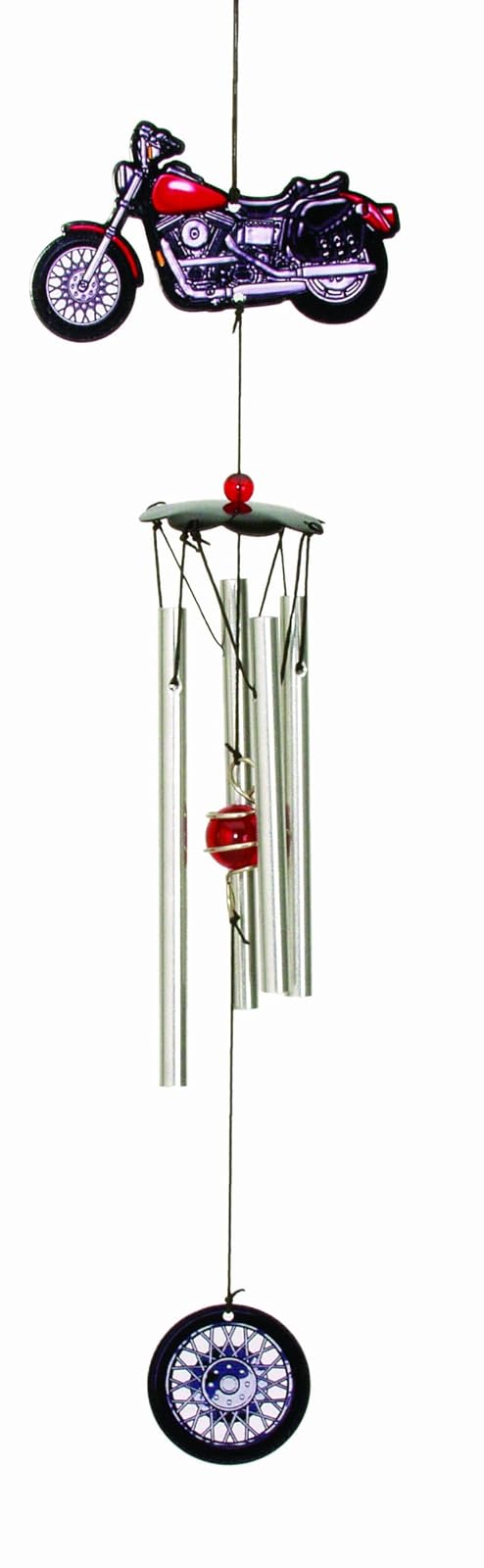 Spoontiques Metal Motorcycle Wind Chime