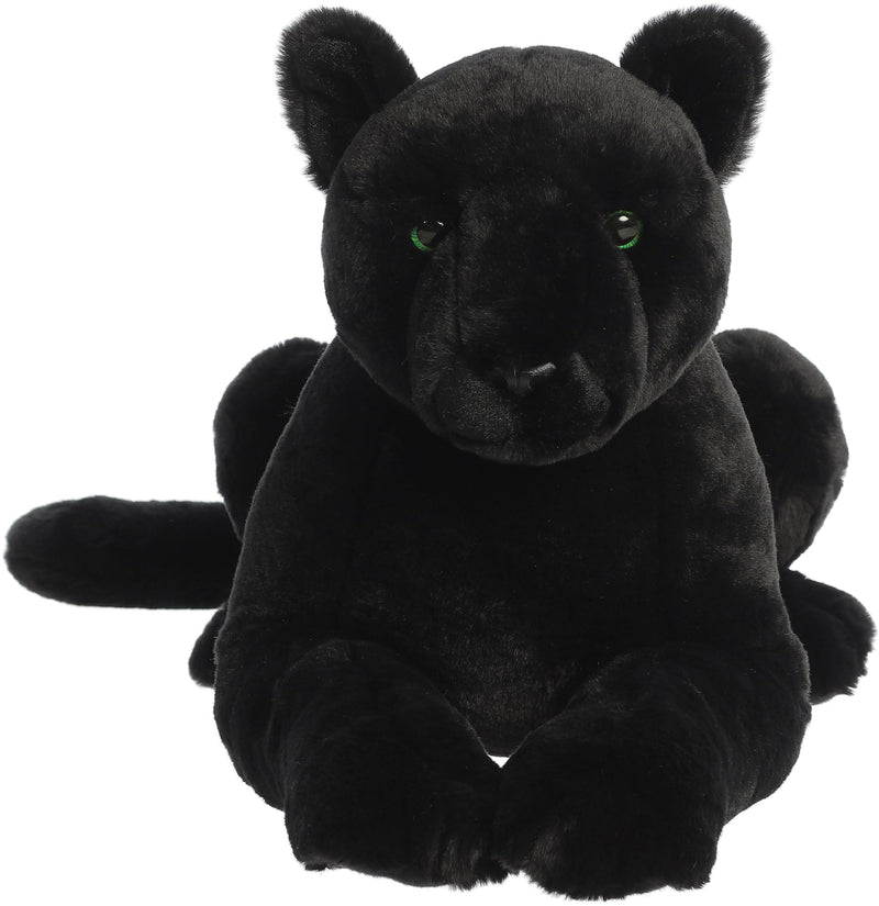 Aurora® Adorable Super Flopsie™ Black Panther Stuffed Animal - Playful Ease - Timeless Companions - Black 25 Inches