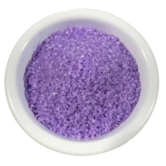 Ultimate Baker Purple Sanding Sugar - Kosher Certified Natural Medium Crystal Purple Cake Decorating Sugar (1lb Bag)