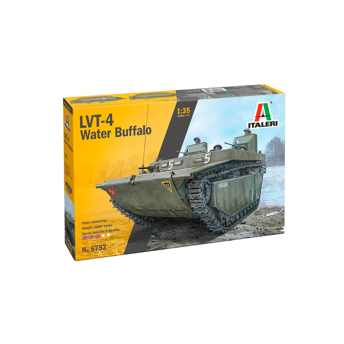 Italeri Art Craft Kit, 24.3 cm x 7.7 cm x 4.3 cm, Militärgrün und Schwarz