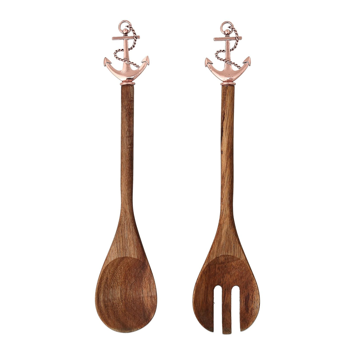 Pavilion Gift Company Flatware, 13", Brown, Tan, Rose Gold