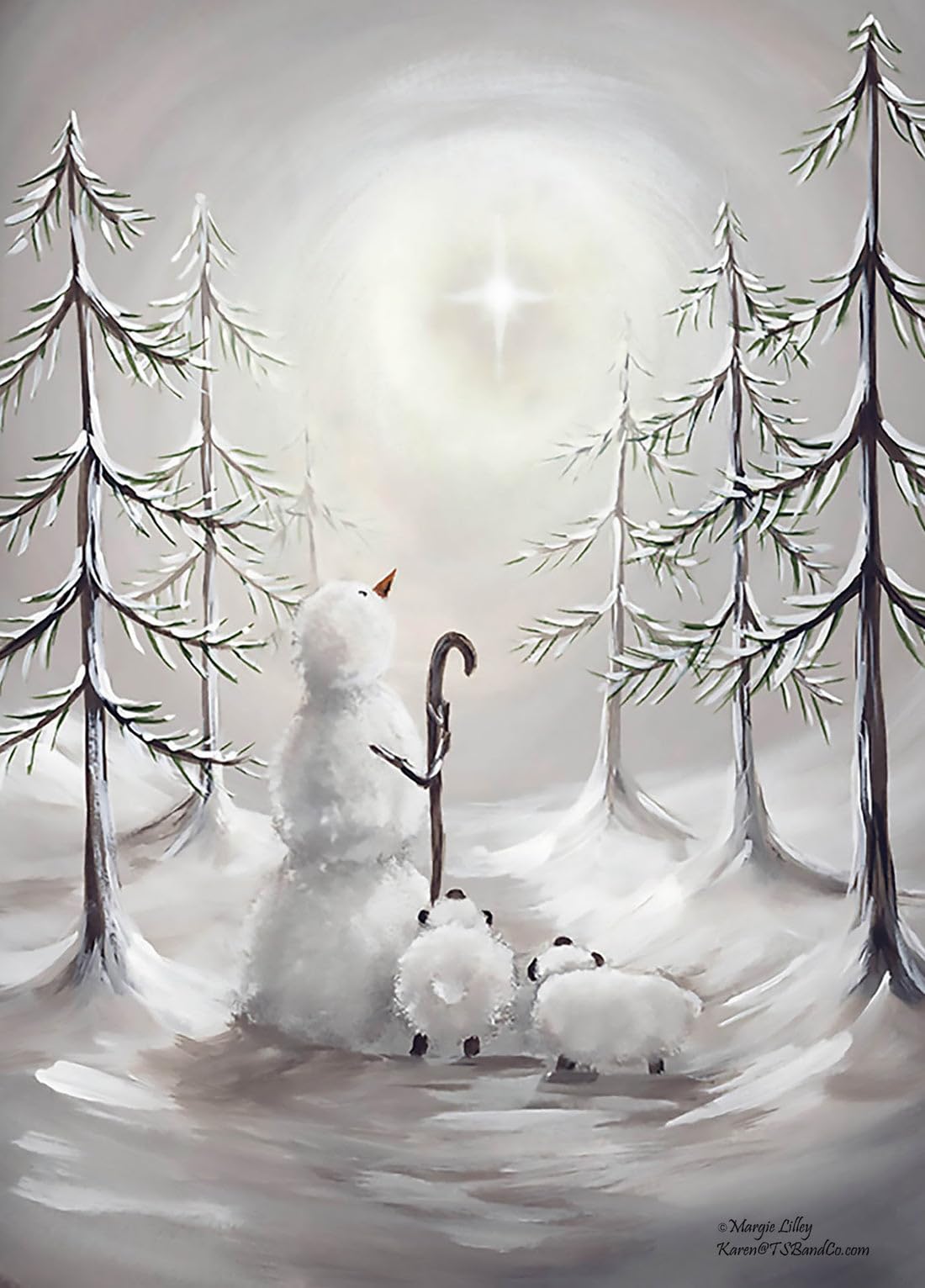 LPG Greetings Greeting Card, 5.5 x 7.75 inches, White
