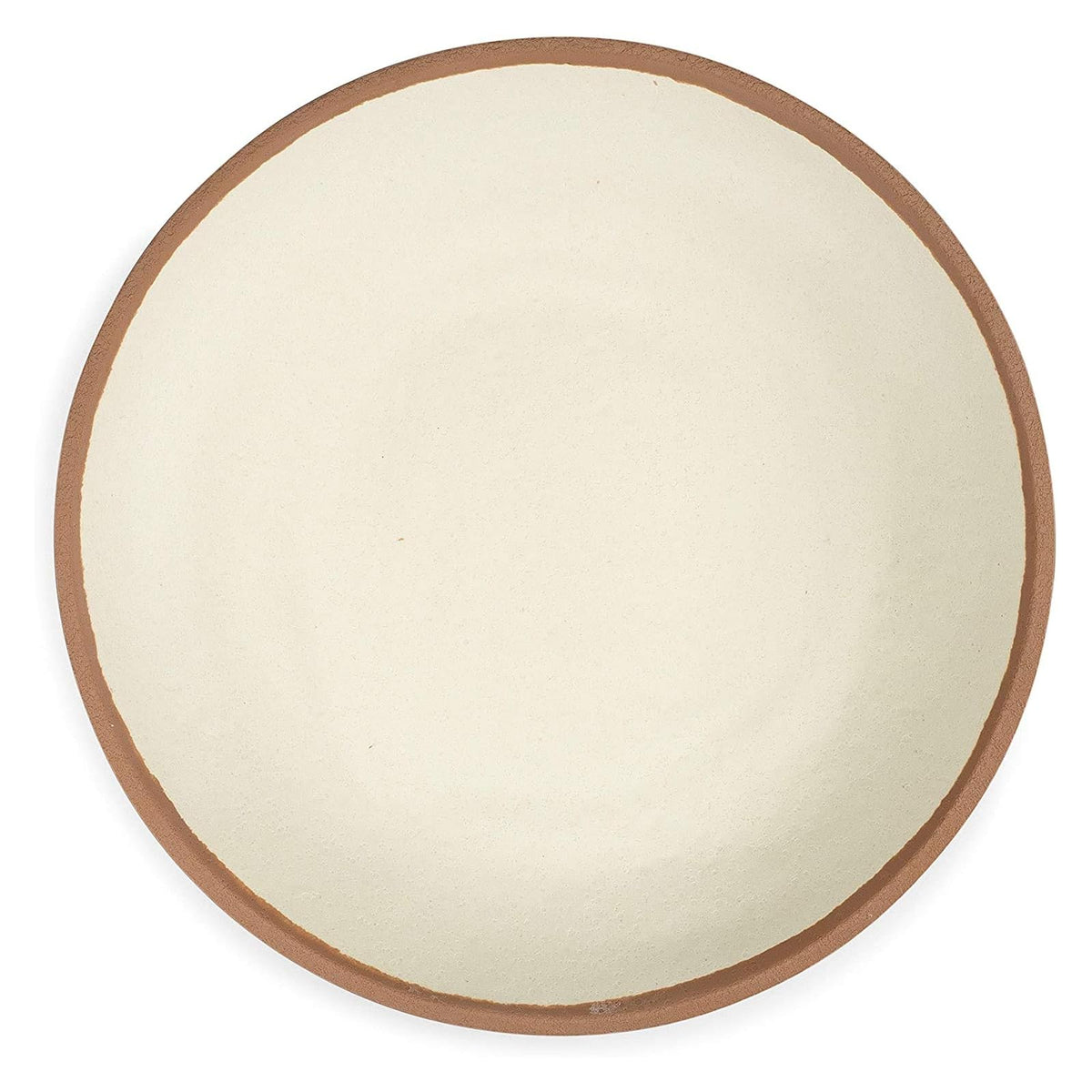 Q Squared Dishware Plate, 10 Inch Diameter, Terracotta