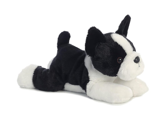 Aurora Buster Boston Terrier Dog 12" Flopsie Stuffed Animal