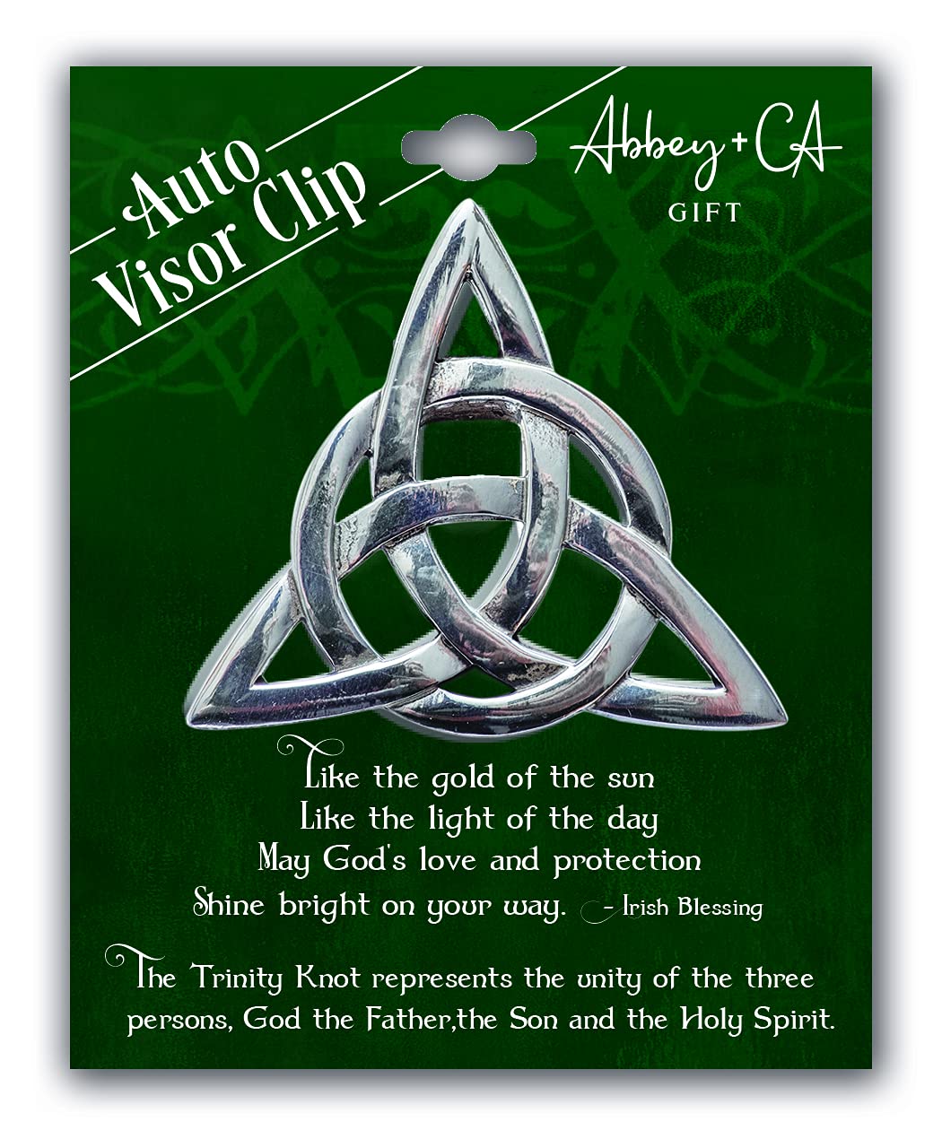 Cathedral Art Trinity Knot Visor Clip, One Size, Multi