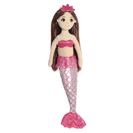 Aurora World Sea Sparkles Mermaid Plush, Ruby