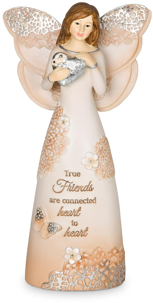 Pavilion Gift Company 19082 True Friends Angel Figurine, 6-Inch