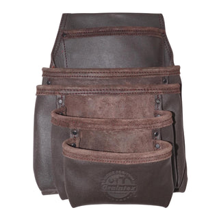 Graintex Utility Holster Pouch, Brown, 5 Pocket
