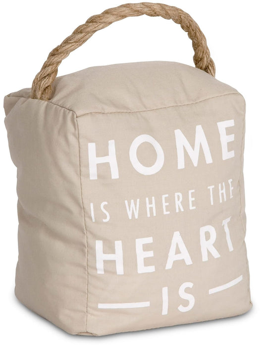 Pavilion Gift Company 72191 Home is Where The Heart is Door Stopper 5 x 6