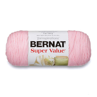 Bernat Yarn, #4 Worsted, Baby Pink