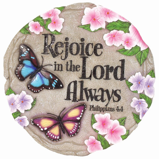 Spoontiques Rejoice in The Lord Stepping Stone