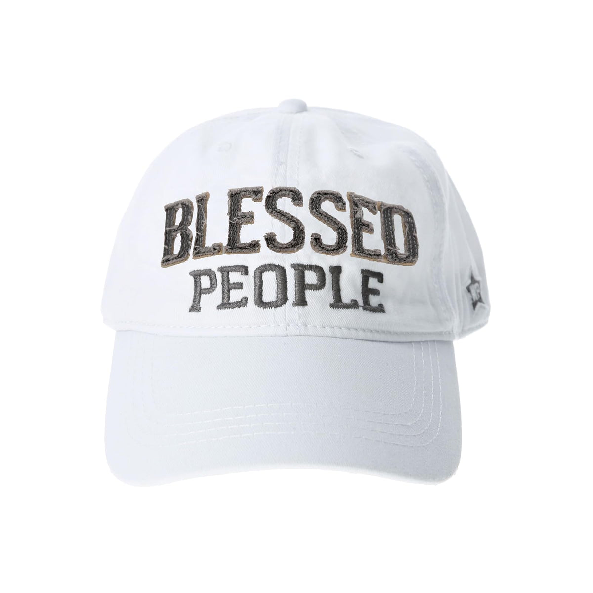 Pavilion Gift Company Hat, White and Gray, Modern
