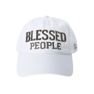 Pavilion Gift Company Hat, White and Gray, Modern