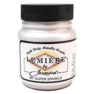 Jacquard Lumiere Metallic and Pearlescent Paint 2.25 Oz, 567 Super Sparkle