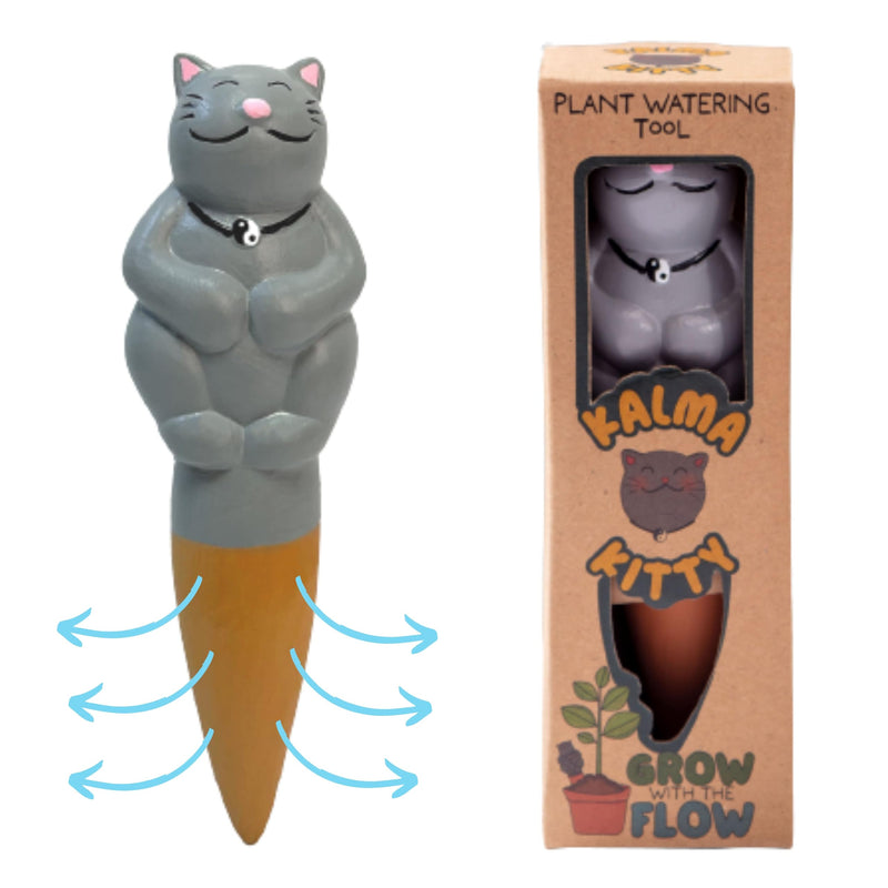 Boxer Gifts GC2462 Grow with The Flow Kitty Waterer, Grey