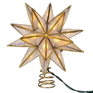 Kurt S. Adler Tree Topper, 7" L X 4.5" W X 8.25"H, Gold